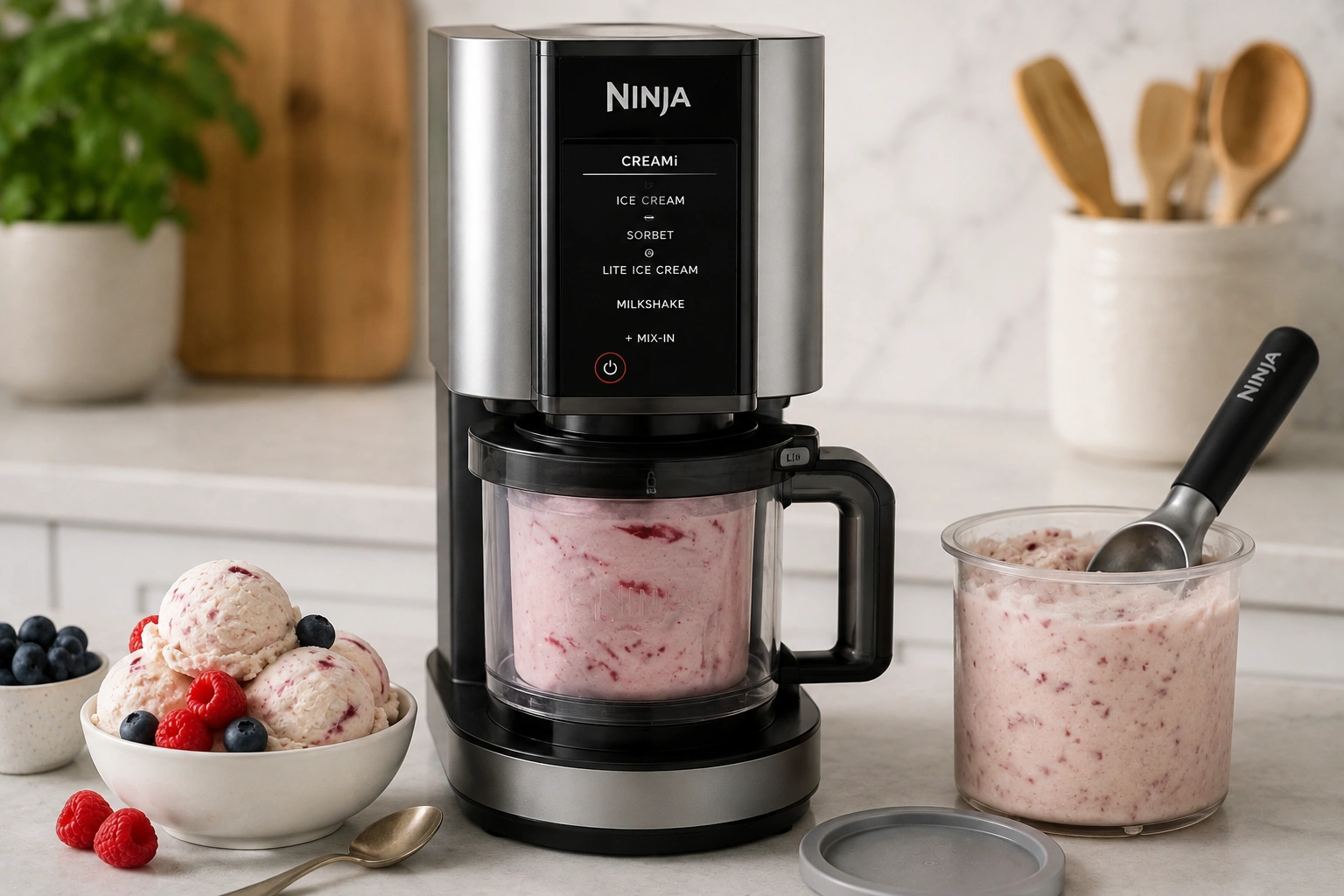 Домашнее мороженое в Ninja CREAMi: базовый рецепт и варианты добавок